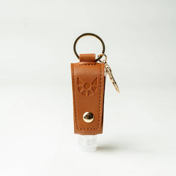 Hackerlily Hand Sanitiser Keyring - Tan