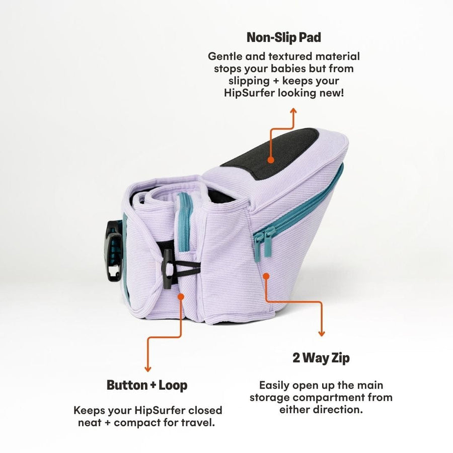 Two-way zip storage that packs down neat