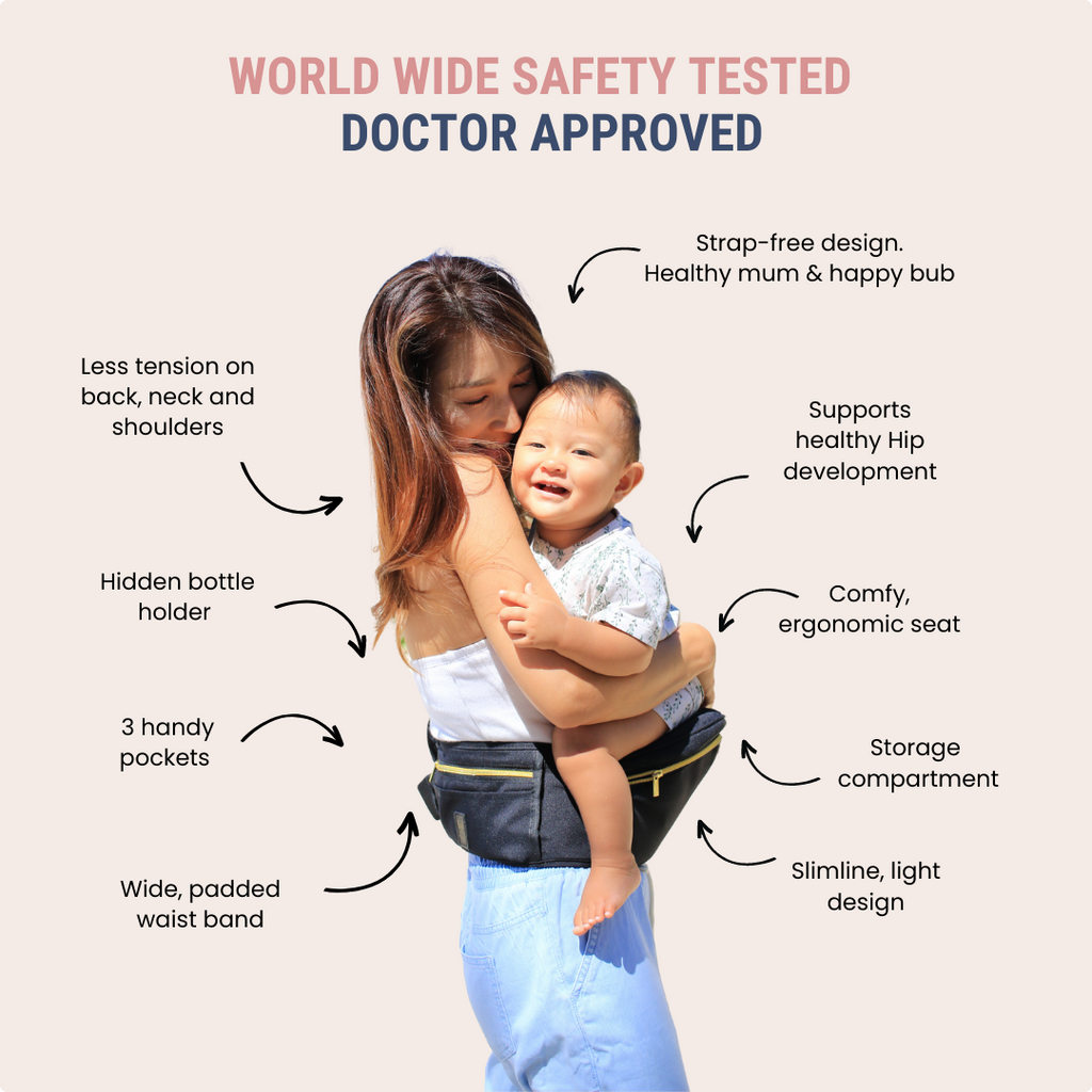 Baby hip top sling carrier