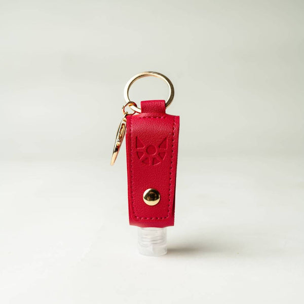 Hackerlily Hand Sanitiser Keyring - Red