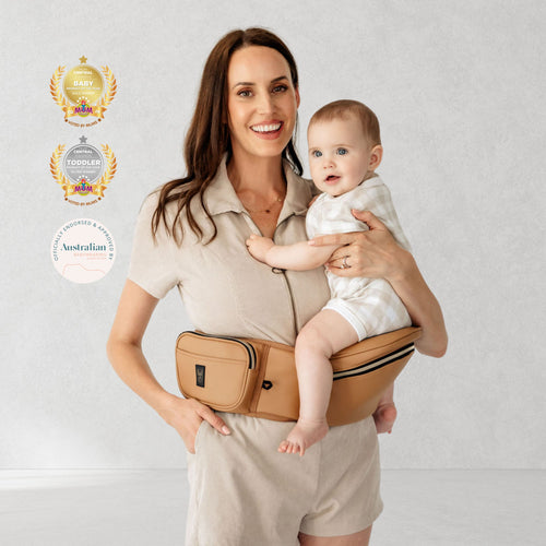 HipSurfer Hip Carrier - Tan Vegan Leather