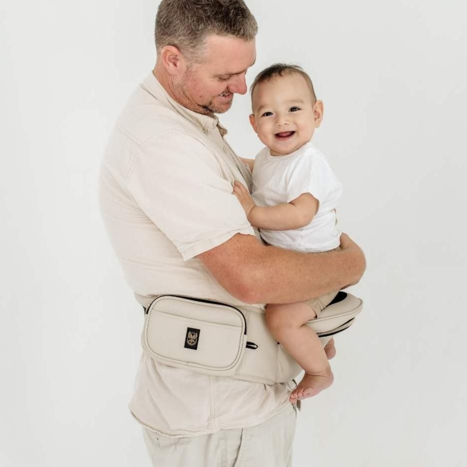 Leather baby carrier on sale