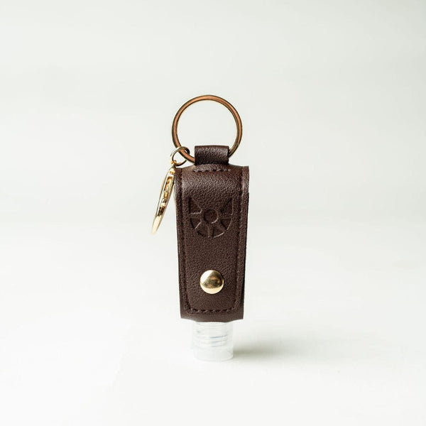 Hackerlily Hand Sanitiser Keyring - Chocolate